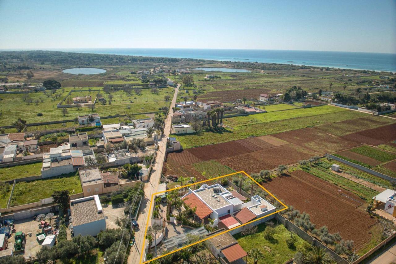 Villetta Climatizzata Mar Torre San Giovanni Ugento Bagian luar foto